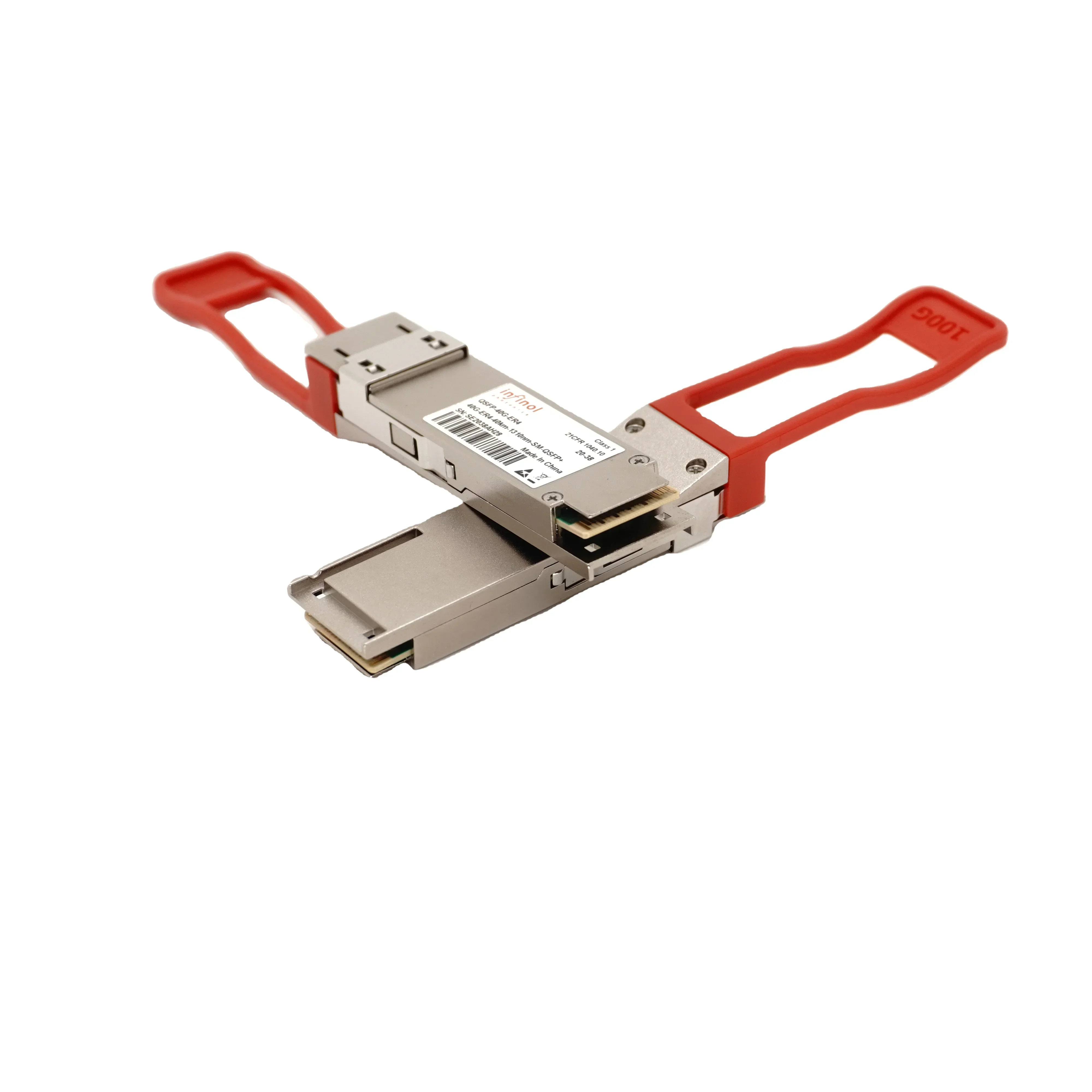 Фото QSFP-40G-ER4 -19.5dBm 40км Одномодовый двухпортовый высокоскоростной трансивер из Китая №2