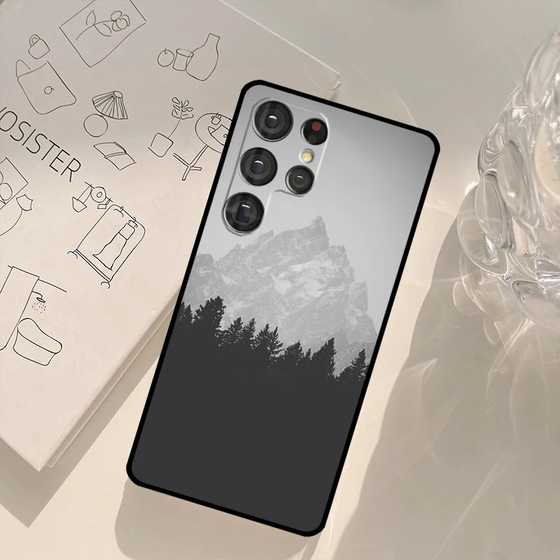 Фото Чехол для телефона Mountain Peak Forest для Samsung Galaxy S26 S25 Ultra S20 S21 S22 S23 S24 S10 Plus S25 FE, задняя крышка №2
