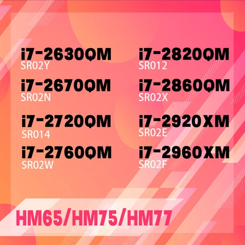 Конденсаторы Socket G2 / rPGA988B i7 2630QM, i7 2670QM