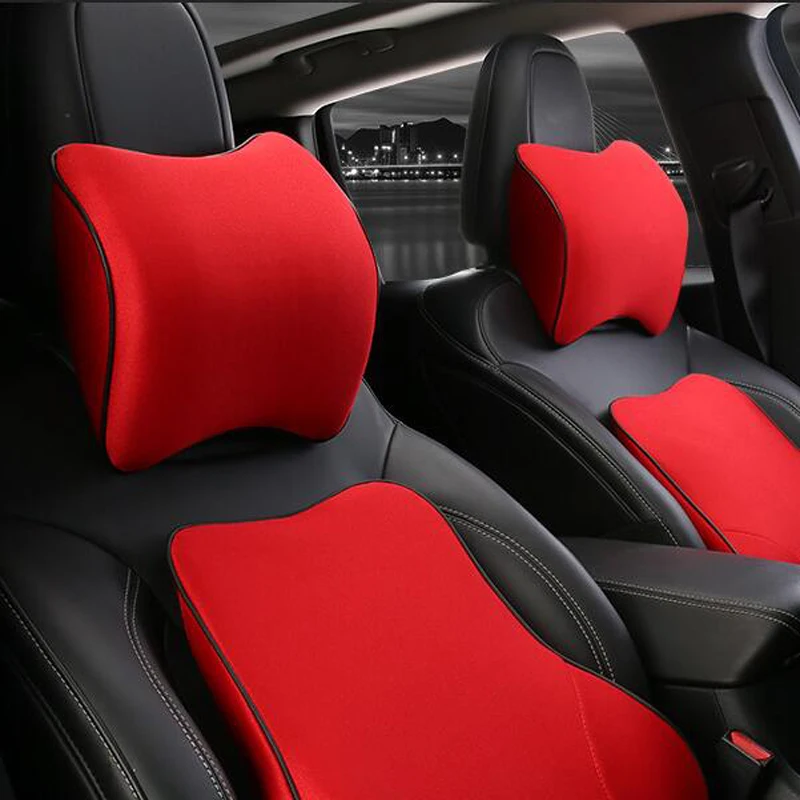 

Car Headrest Neck Pillow Car Interior Products Space Memory Neck Headrest Car Cover Vehicular Pillow Seat Headrest Accessories