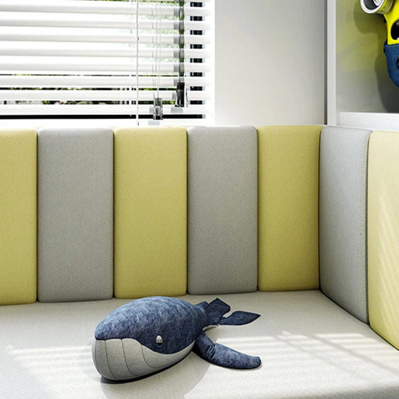 

Headboard wall stickers anti-collision tatami room decoration soft bag self-adhesive