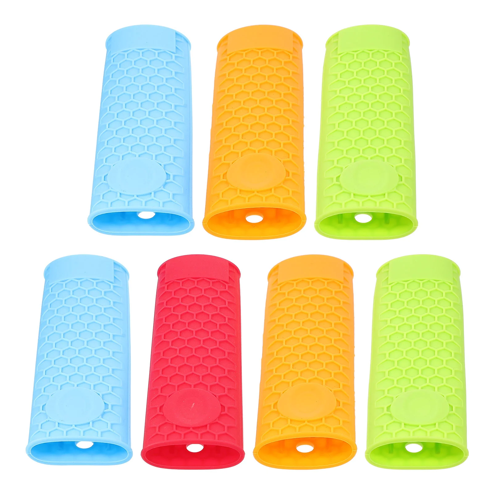 

Handle Pot Sleeve Cover Holder Silicone Grip Hot Rubber Skillet Potholder Cast Ironassist Protector Frying Pan Non Covers