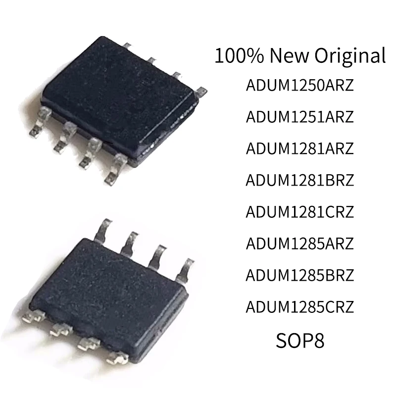 (5 шт.) 100% Новый оригинальный ADUM1250ARZ ADUM1251ARZ ADUM1281ARZ BRZ CRZ ADUM1285ARZ BRZ CRZ SOIC8 Chip IC