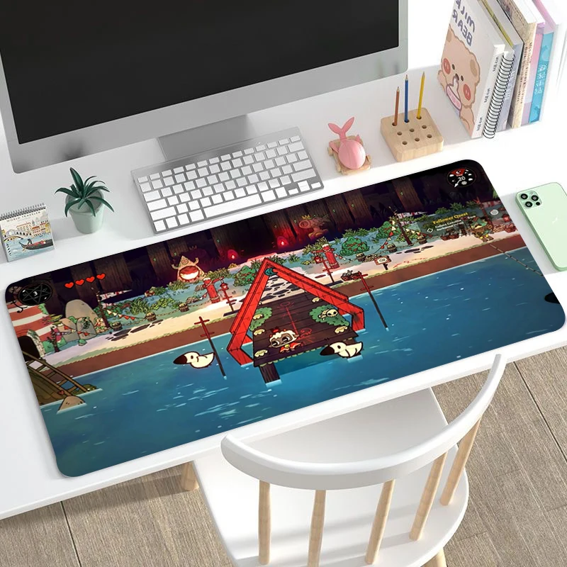 

Mouse Pad 900x400 Cult Of The Lamb Carpet Pc Cabinet Games Kawaii Gamer Cabinets Anime Mats Keyboard Mat Computer Xxl Cute Mause