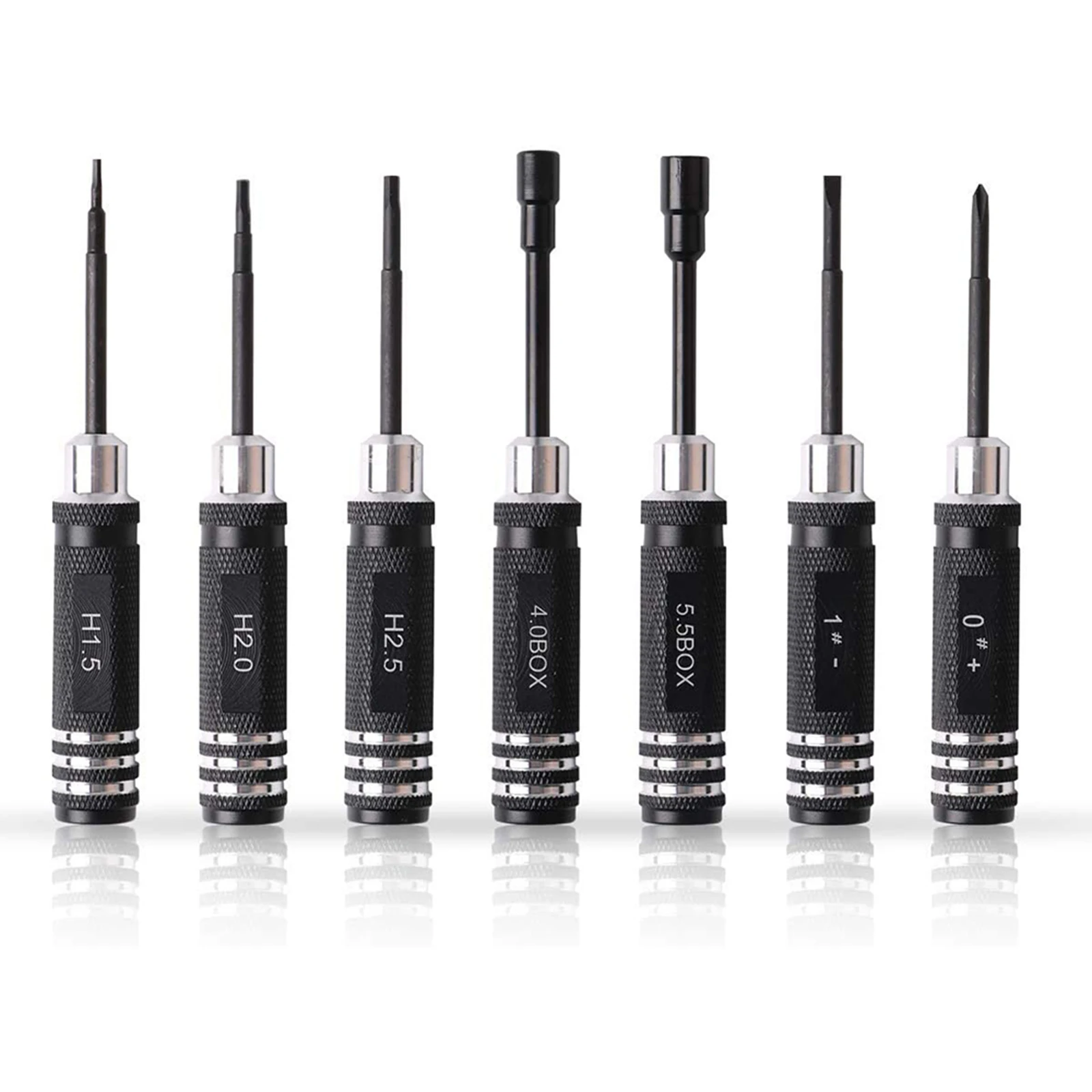 

7 pcs Steel Screwdriver Set RC Tool Kit for RC Model Car Helicopter