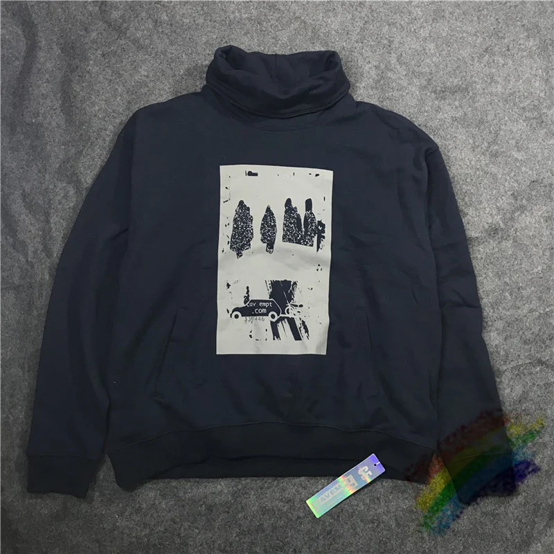 

Reflective CAVEMPT CE 19SS STAND COLLAR SWEAT Men Woman 1:1 Top-quality Wash Crewneck CAVEMPT Cav Empt Hoodie