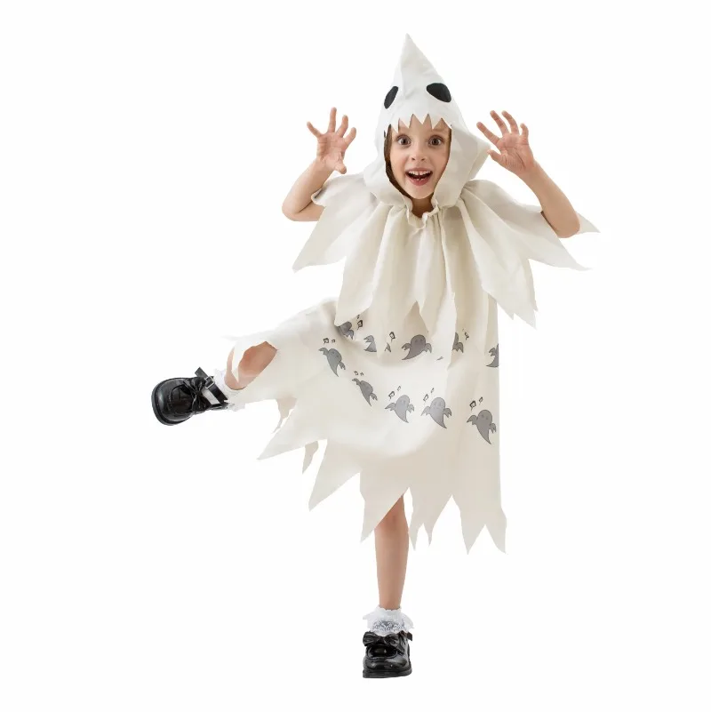 

Halloween Naughty Little Ghost Children's Stage Performance Costumes Party Clothing Horror Scream Disguise Costume Gift