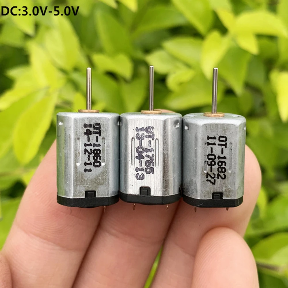 1 шт. Micro N20 1860 1765 1682 электродвигатель постоянного тока 3 в-5 в 3,7 в 43800 об/мин высокоскоростная Угольная щетка 1 мм в диаметре. Радиоуправляемый автомобиль Лодка Самолет