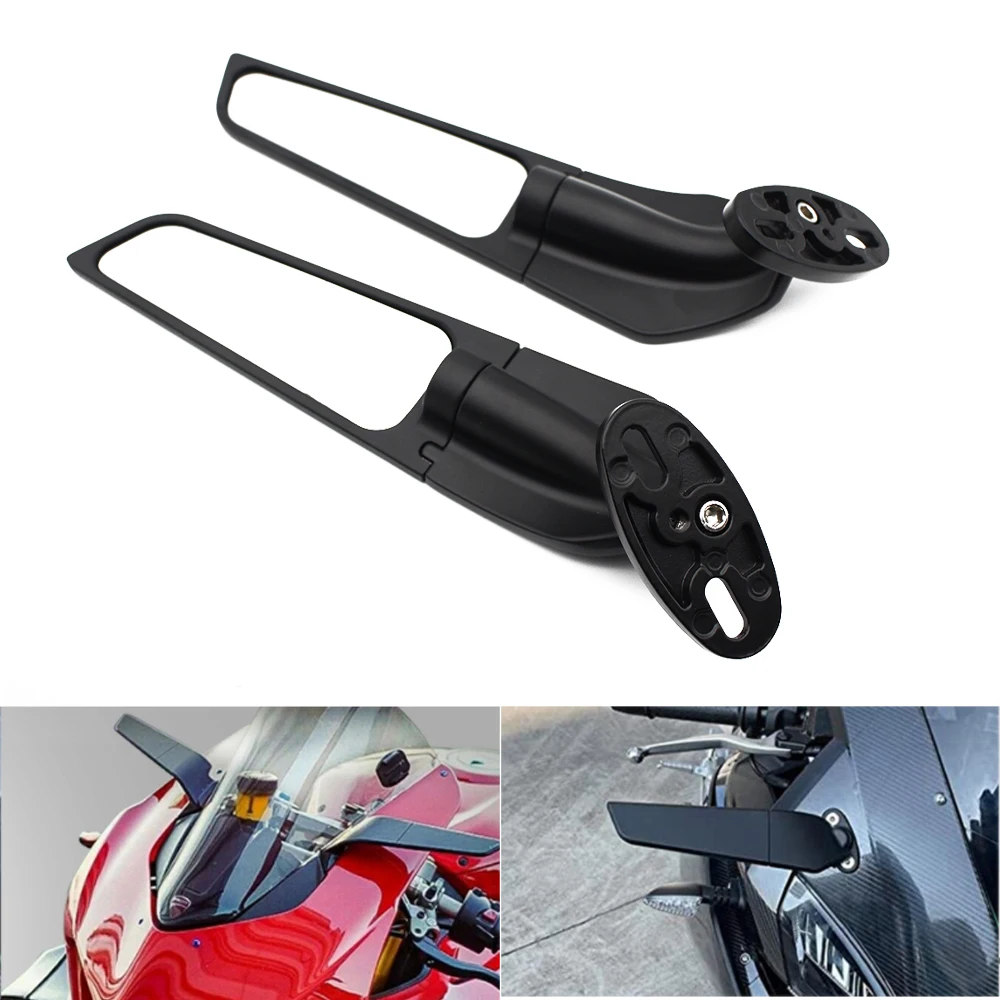 

Pokhaomin Motorcycle Modified Rearview Mirror Adjustable Rotating for YAMAHA YZF R6 R1 R25 R3 R125 R15