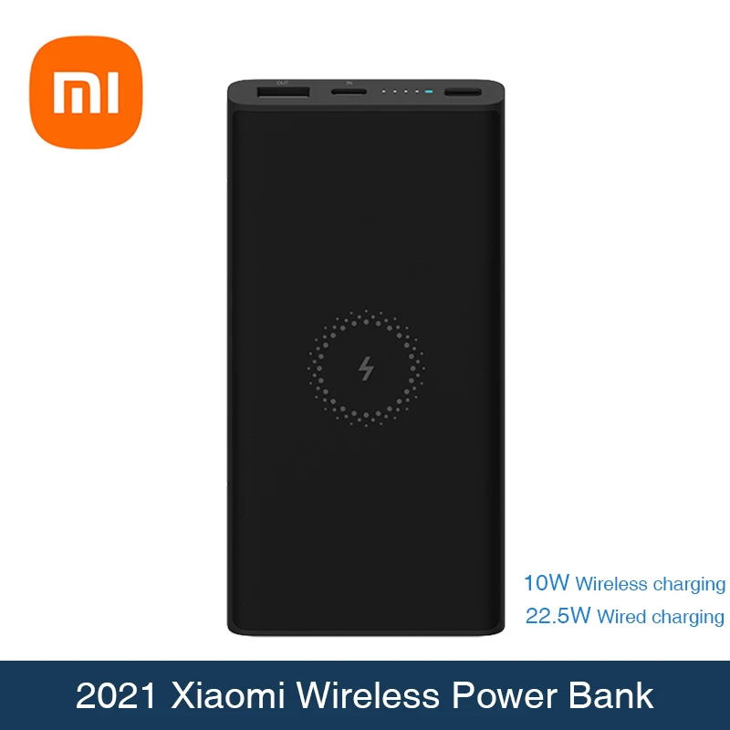 

Mi Powerbank 10000 10W Qi Wireless Charger Portable Charging Poverbank Xiaomi Wireless Power Bank 10000mAh WPB15PDZM USB C