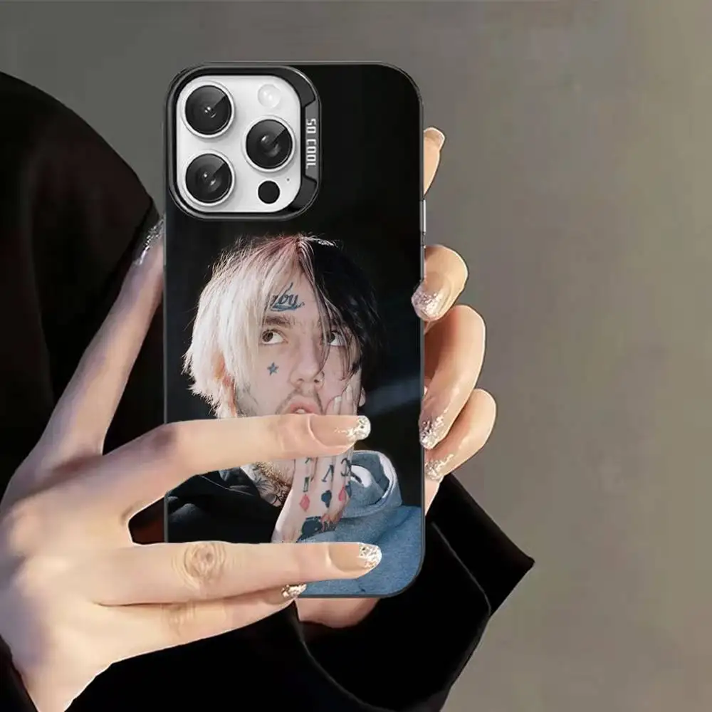Чехлы для телефонов Lil Peep Hellboy Love Rapper для iPhone 17, 16e, 15, 14, 13, 12, 11 Plus, Pro, Max, ProMax, красочные накладки (art.: 3920db0cc289d) - 3920db0cc289d