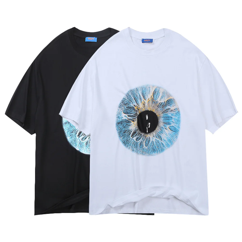 

2022SS TEE Pupil Printed High Street Short sleeve T-shirt Male couple T-shirt