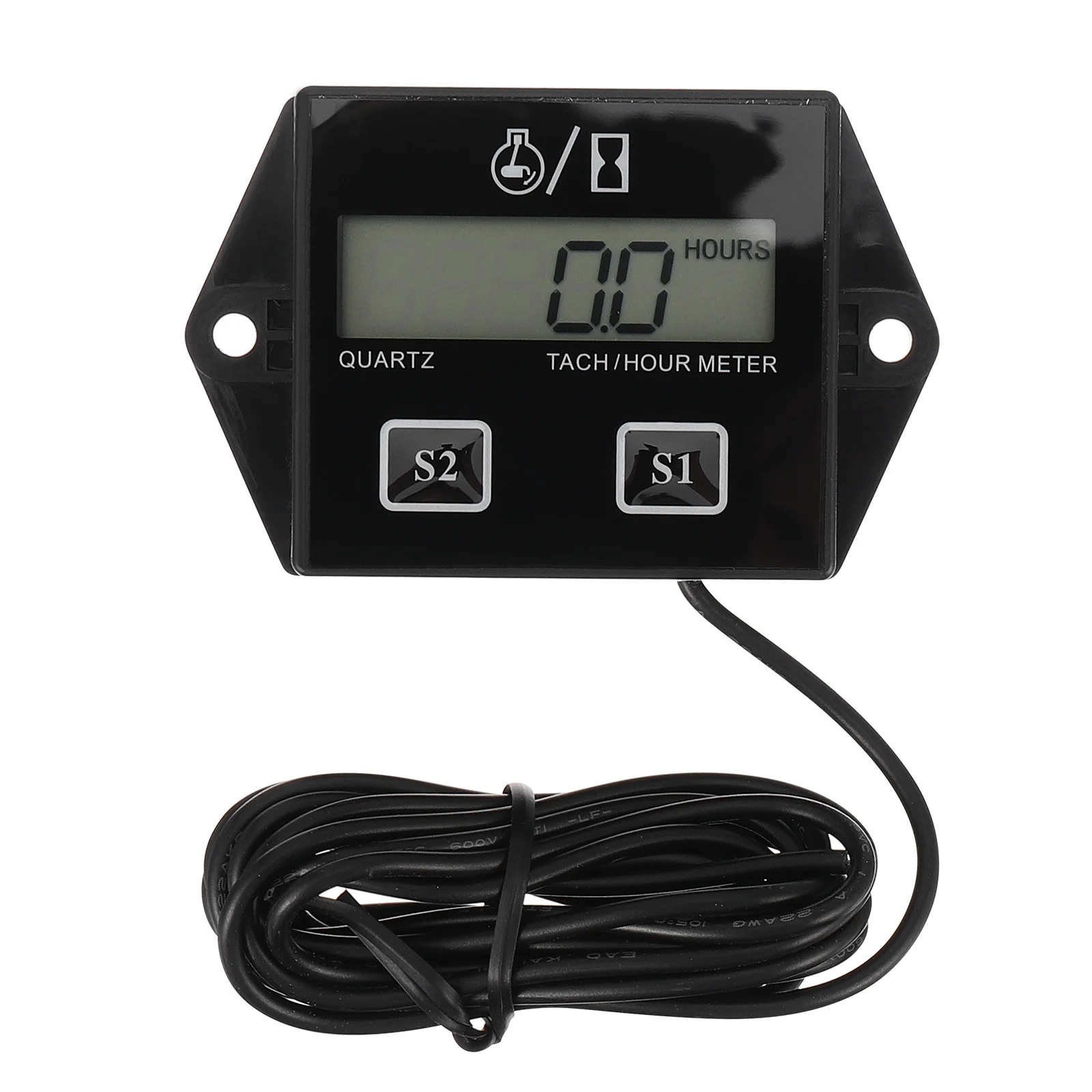 

Electronic Tachometer Bicycle Engine Hour Accumulator Vibration Motorbike Supplies Timer Digital Meters Abs Motors Accessory