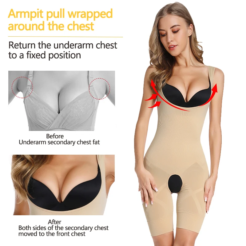 One-Piece Shapewear Corset Reducing Body Shaper Modeling Slimming Bodysuits Underwear Shaping Tummy Control Panties