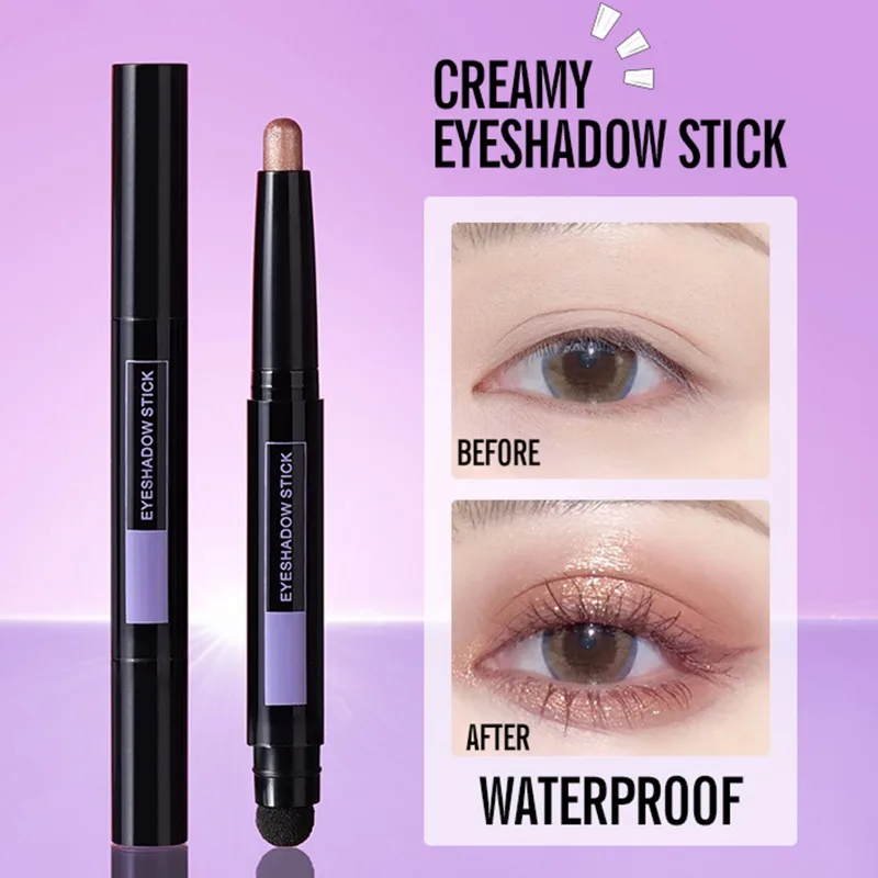 

Стойкая водостойкая перламутровая подводка для глаз, Стойкая подводка для глаз, шелкопряда, 6 цветов