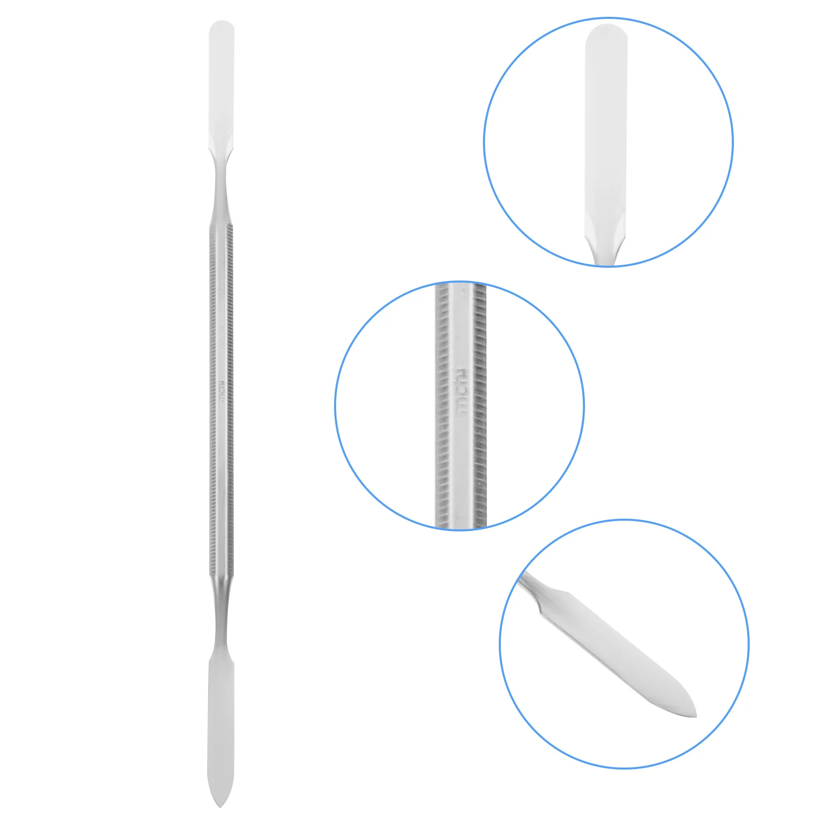

2 Pcs Double Sided Scraper Stainless Steel Mixing Spatula Dental Impression Material Instrument Spoons Plaster Tools