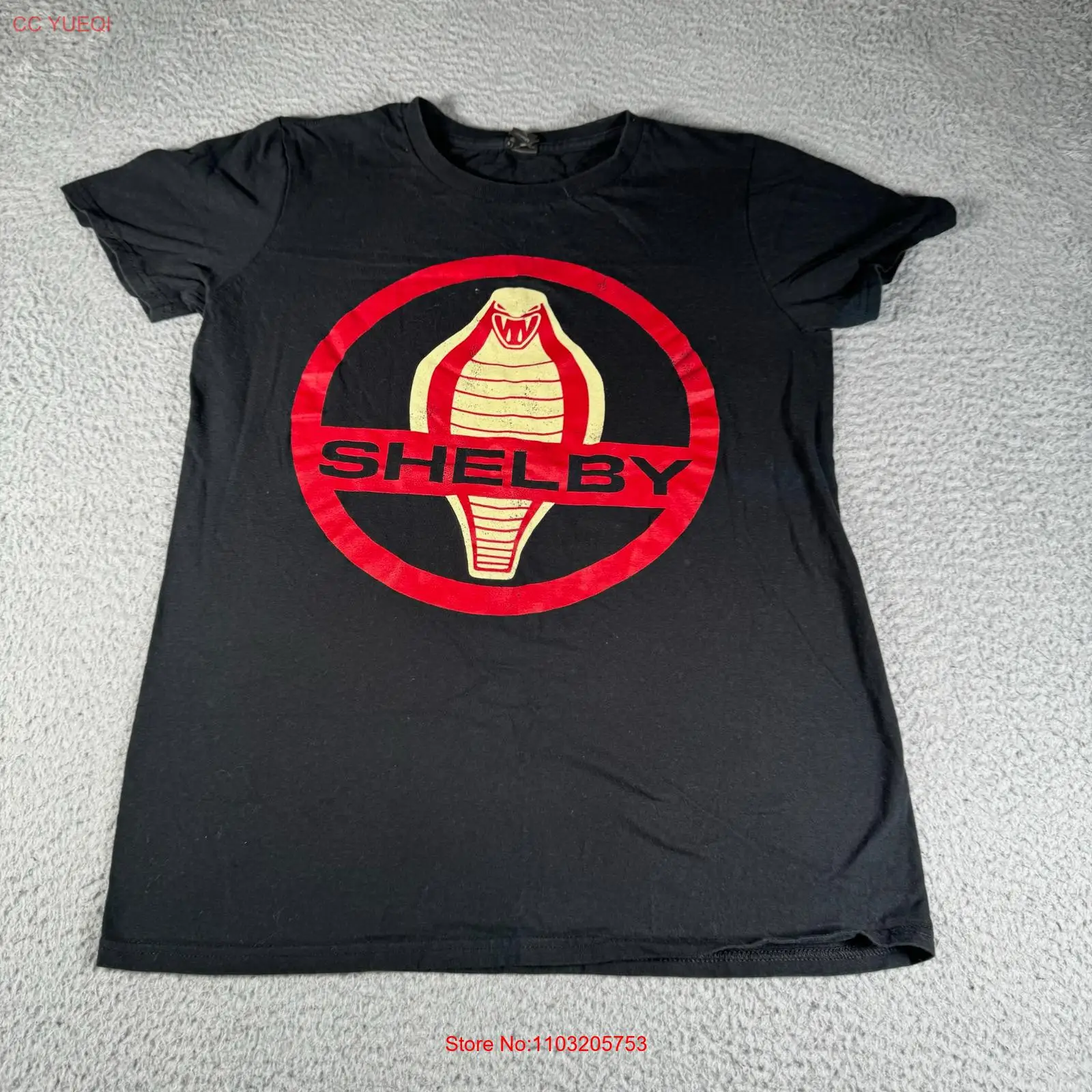Футболка Shelby Mustang женская маленькая черная повседневная футболка с коротким