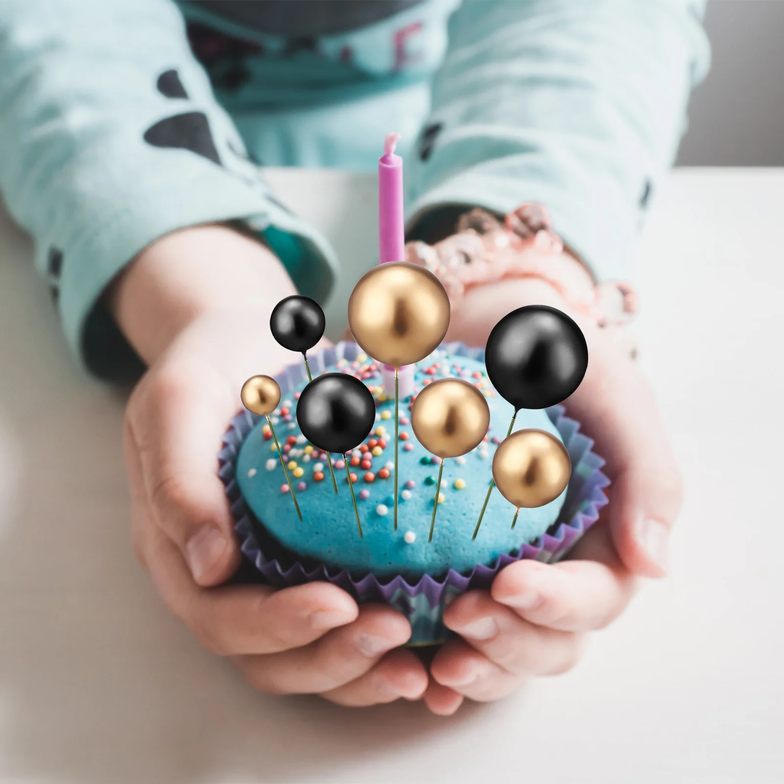 30 шт. золотой шар смешанные и серебряные декоративные вставки мисс вечерние торт