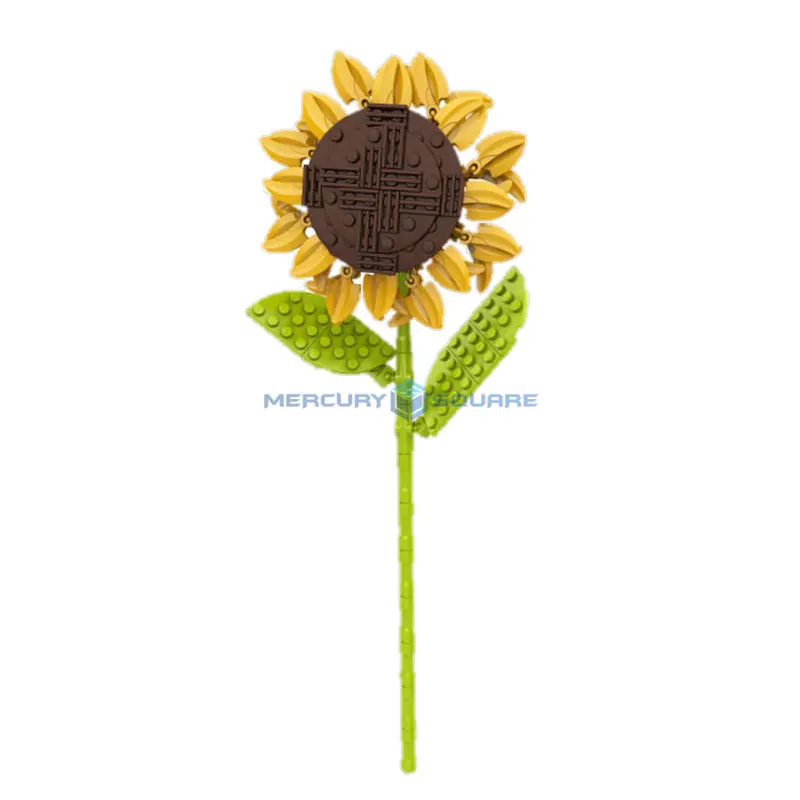 

Plant Bouquet Sun Flower MOC JK2635 Model Building Blocks Bricks With Collection Series Set Gifts Toys For Children Aldult