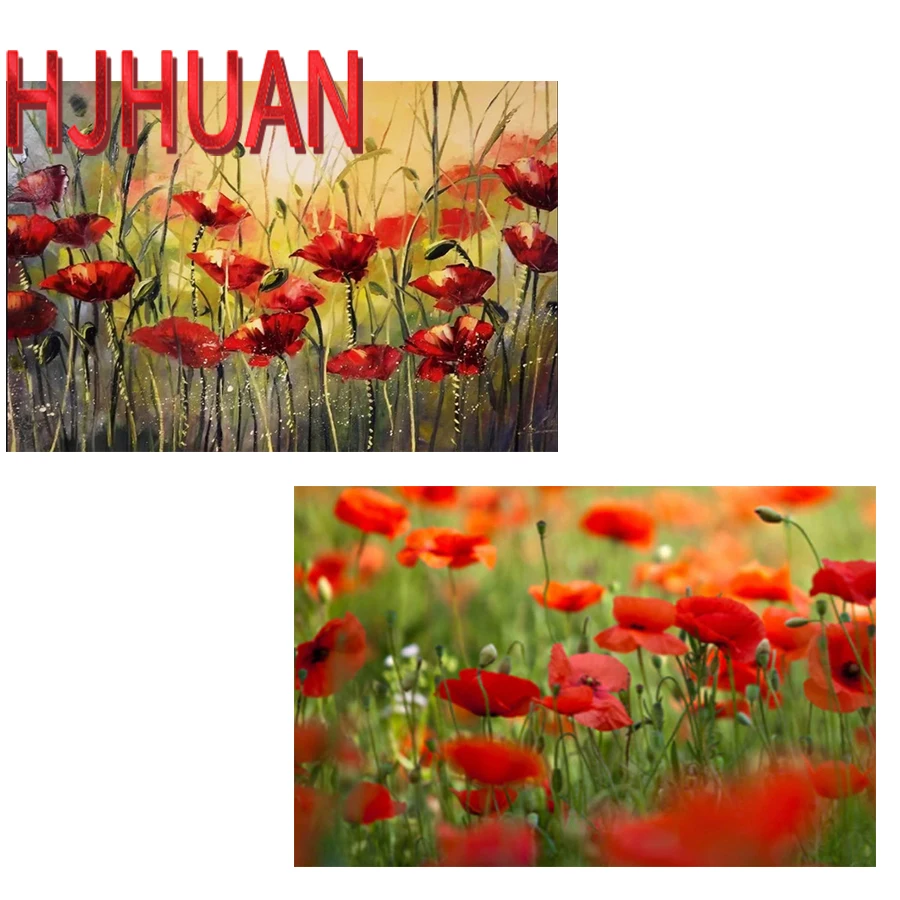 

5d алмазная вышивка «сделай сам», маки, алмазная вышивка, современный декор, мозаика, алмазная живопись, полные квадратные/круглые картины дл...