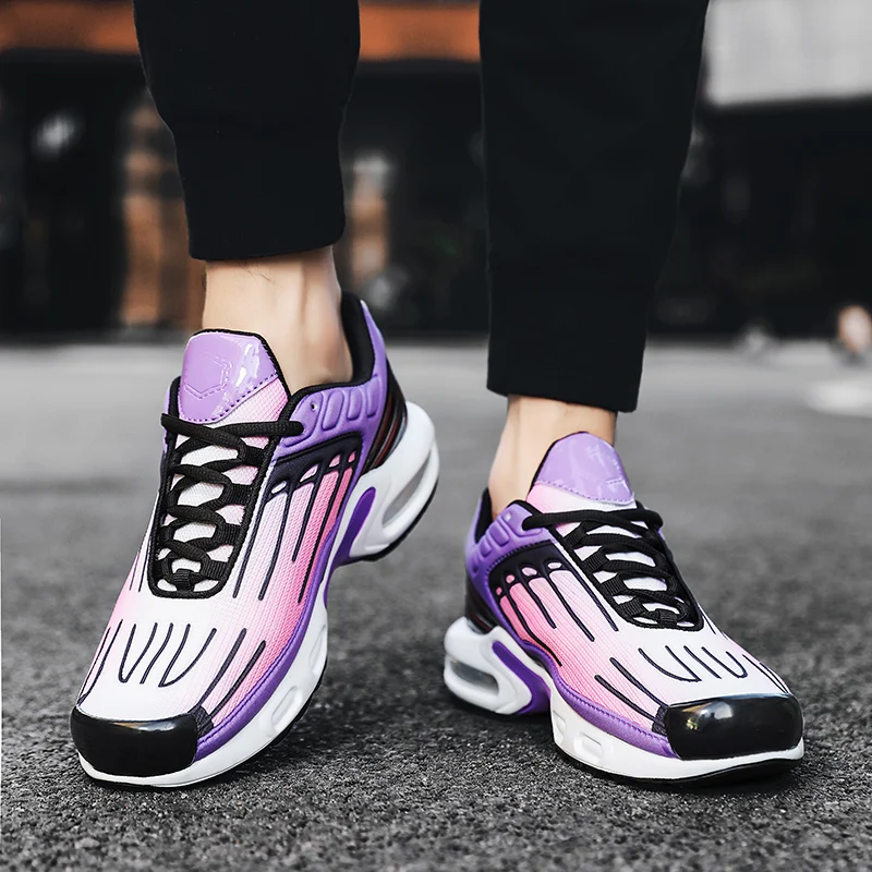 Unisex Sneakers Women Running Shoes Air Cushion Men's Casual Sport Shoes Outdoor Non-slip Fashion