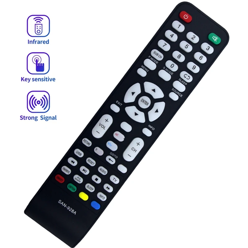 SAN-928A Remote Control For Sanyo TV GXCC GXFA GXBD GXGA GXBM GXEA GXHA GXJA GXEC GXDB MC42FN01 NH315UP NH312UP NH311UP Durable