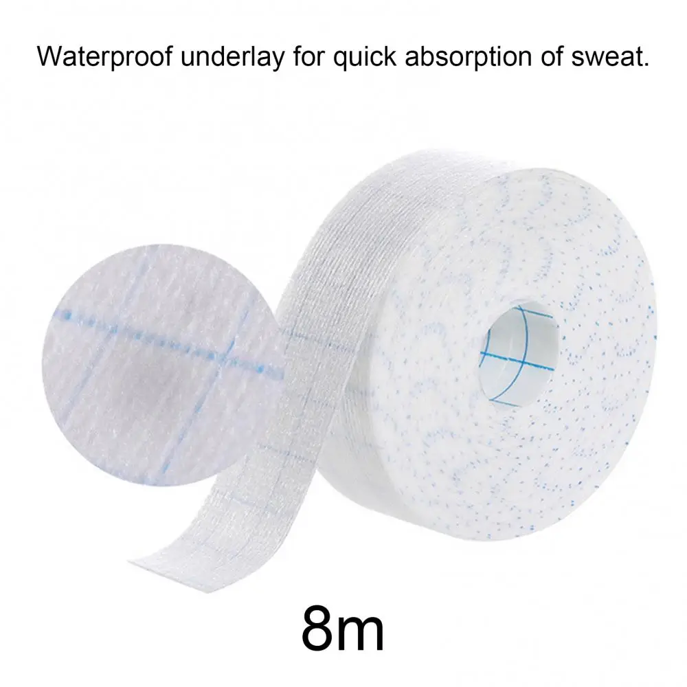 8m Disposable Self-Adhesive Sweat Pads T-Shirt Neck Collar Hat Absorbent Sticker Polymer hat brim anti-dirty sticker Fastener |