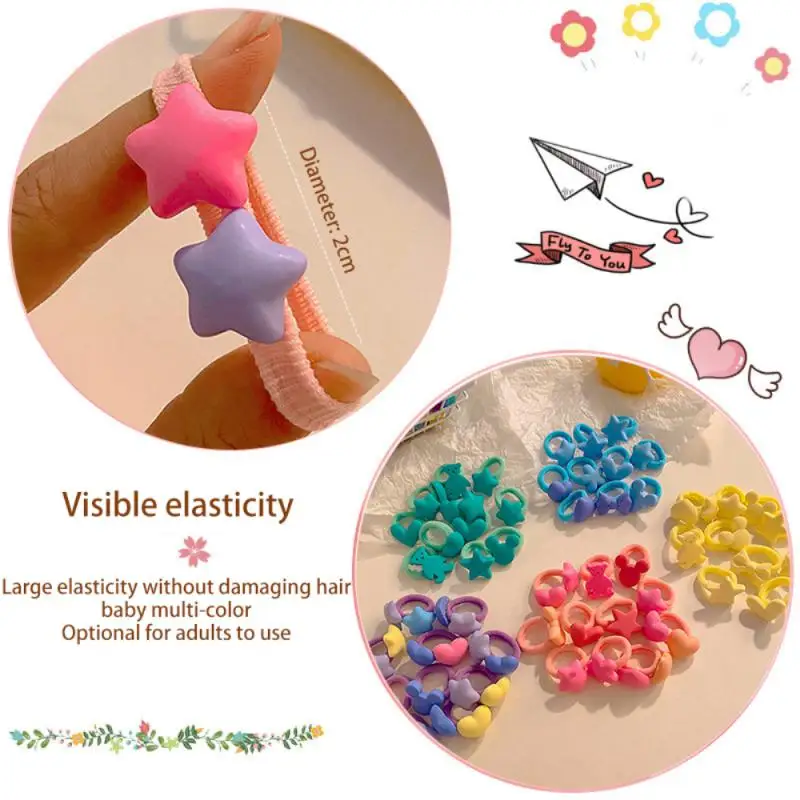 Детская резинка не повреждает волосы эластичная для волос девочек маленькая