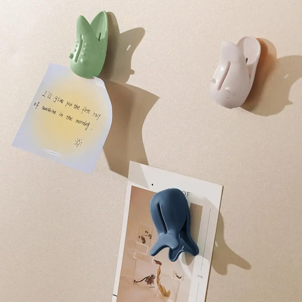 

Shape Refrigerator Magnet Magnetic Food Bag Sealer Adorable Animal-shaped Sealing Clips for Food Storage Set of 3 for Damp-proof