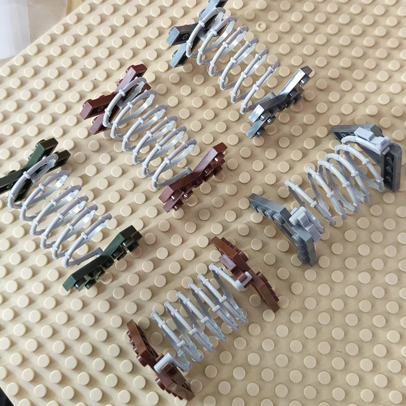 Строительный блок MOC военные аксессуары препятствия военная сцена совместим с