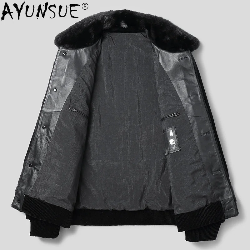 Рисунок 3 - Куртка мужская Зимняя шерстяная с меховым воротником