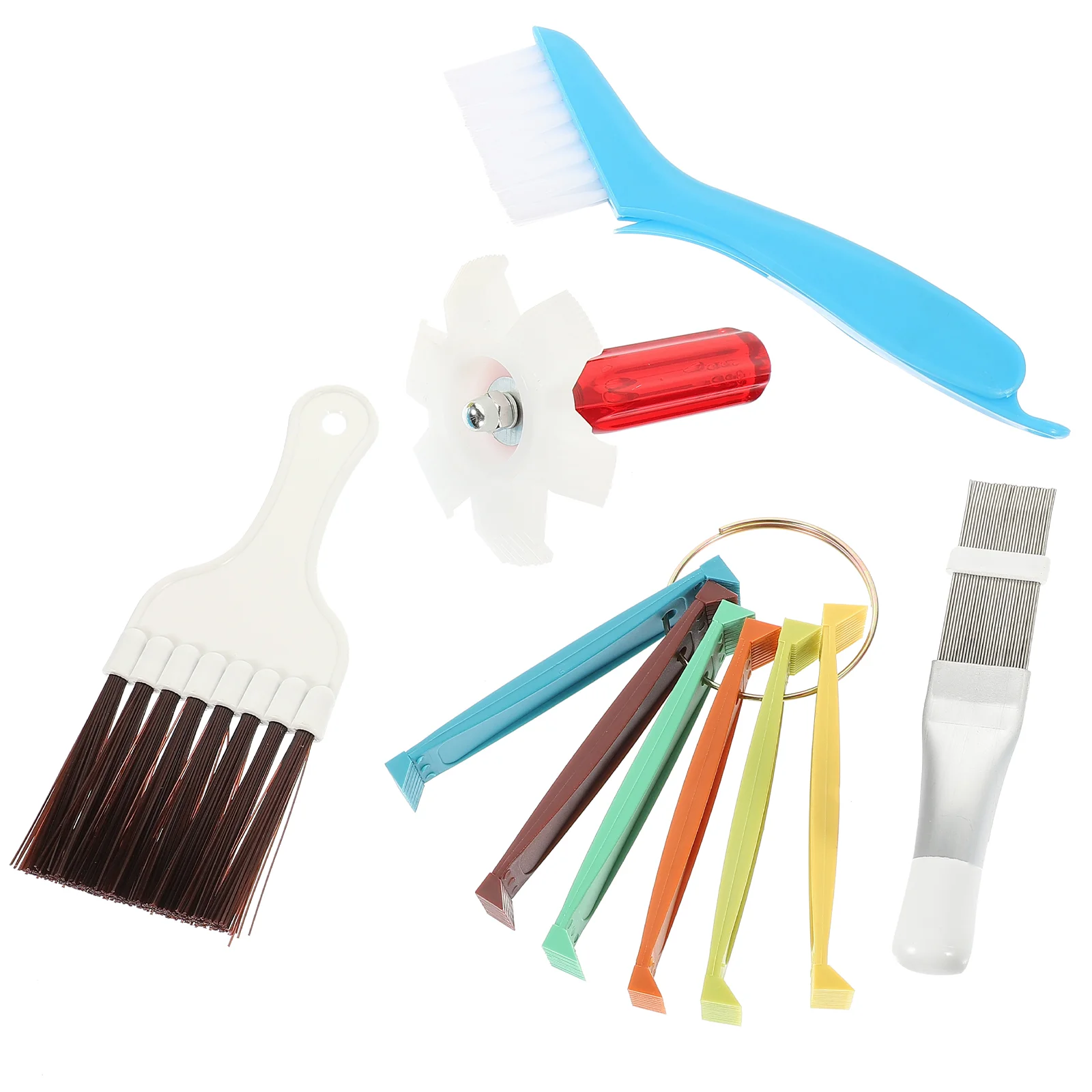

1 Set Radiator Fin Combing Tools Comb Condensers Appliances Cleaning Tools AC Condenser Brush