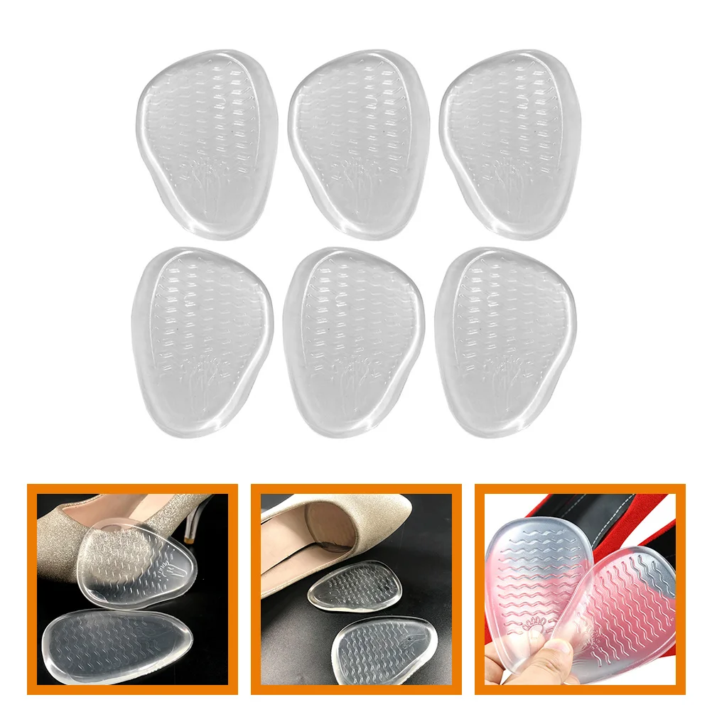 

3 Pairs Fore Foot Pad Metatarsal Replaceable Pads Forefoot Women Heels High Shoe Soft