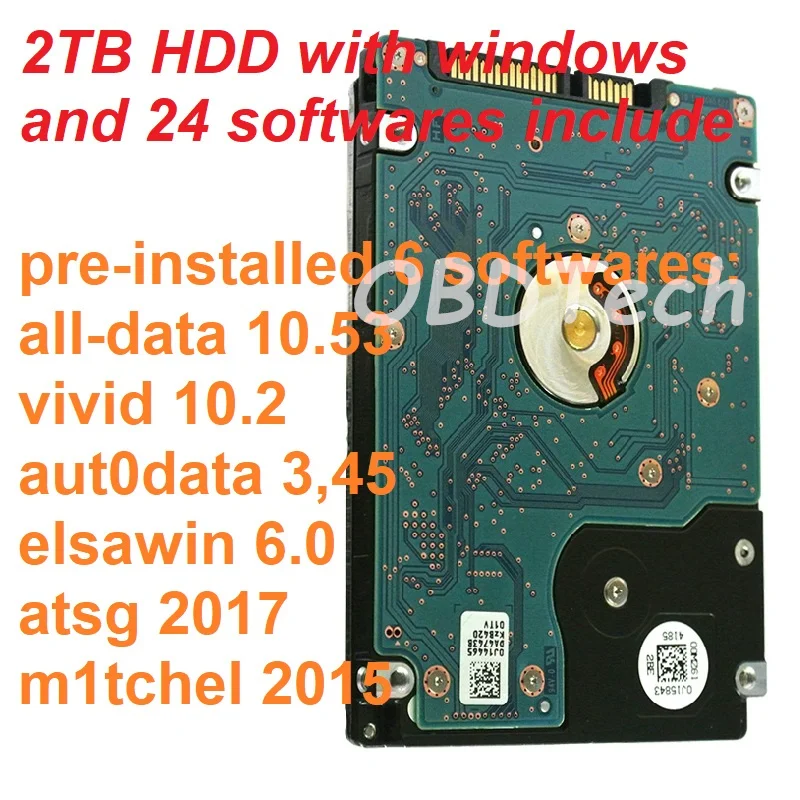 

Auto Repair Software Alldata 10.53 Vivid workshop data Elsa.Win6.0 ATSG Auto..data 3.45 Mit..chell install well on 2TB HDD