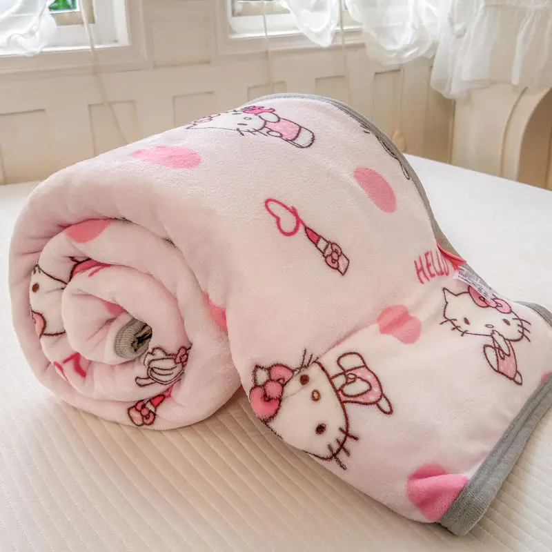Милое Sanrio My melody Hello Kitty Cinnamoroll Kuromi Pochacco милое креативное утолщенное теплое