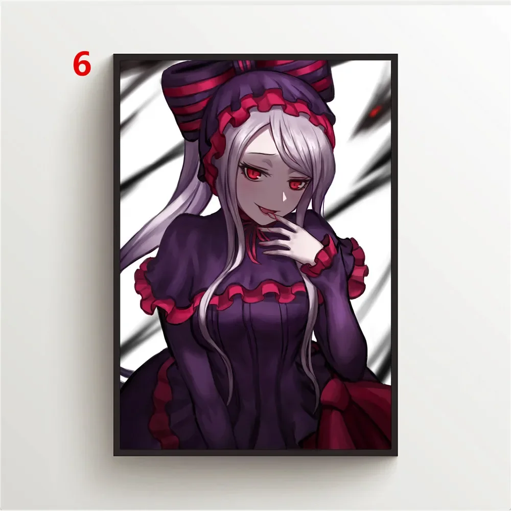 Overlord Shalltear Аниме Постер Холст Принт Настенное Искусство Современный Стиль Декор