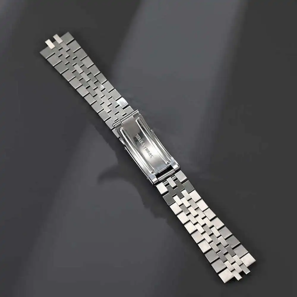 Watch Accessories Silver 18mm 19mm 20mm Band Bracelet 316L Stainless Steel Jubilee Strap For Seiko5 Watch
