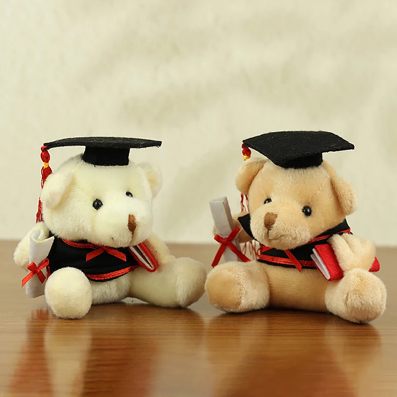 Милый плюшевый помпон мишка доктора кукла брелок Женский медведь игрушка