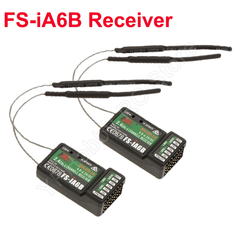 

Flysky 2.4G 6CH FS-iA6B FS iA6B Receiver PPM Output With iBus Port Compatible with FS-i4 FS-i6 FS-i10 Transmitter FPV Racer Part