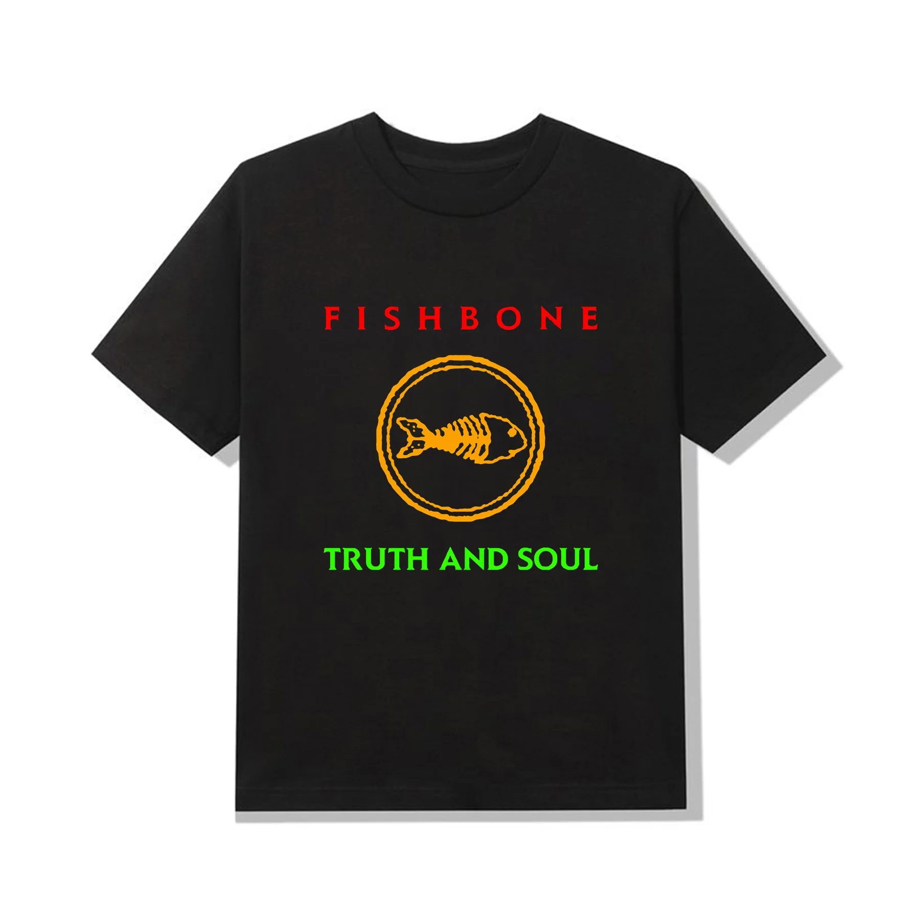 

Amazing Tees male t shirt Casual Unique Oversized Fishbone Band Rock Band Legend Logo T-shirt Men T-shirts Graphic Short Sleeve