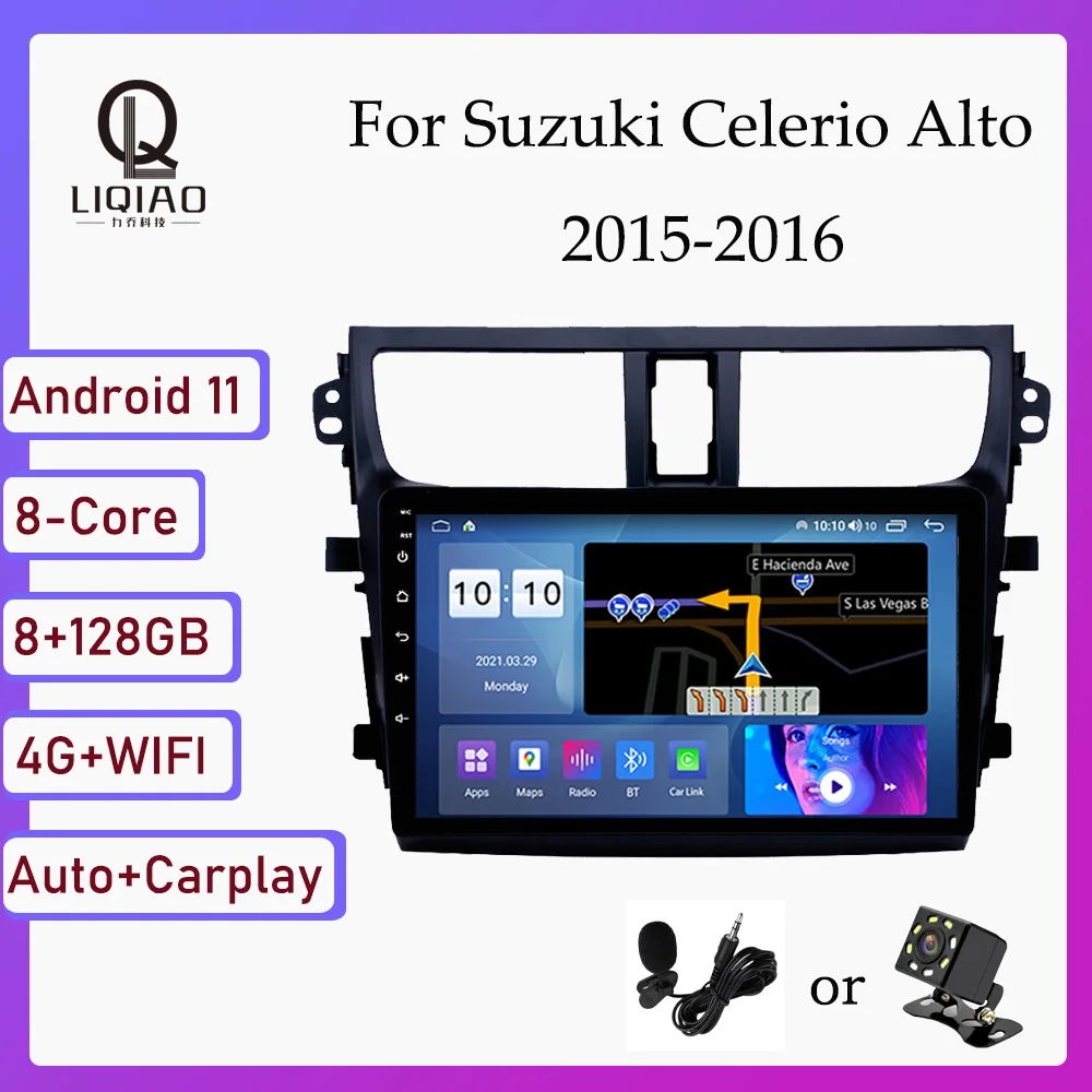 

Автомагнитола 2 din мультимедийный DVD-плеер для Suzuki SX4 2 S-Cross 2012 - 2016 Android 11 4G головное устройство 8-ядерный Авто Carplay Bluetooth