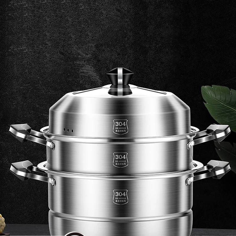 Пароварка из нержавеющей стали для приготовления пищи пельменей овощей яиц риса