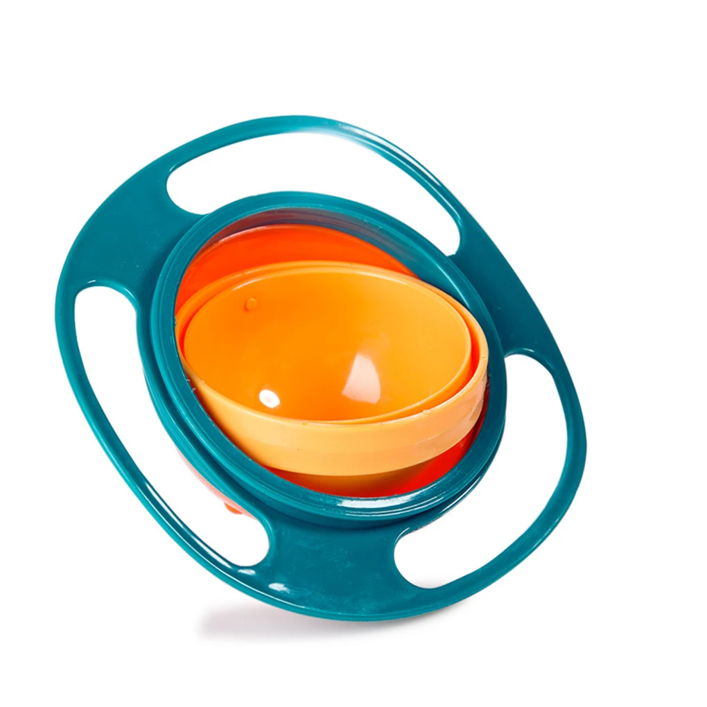 

Universal Gyro Bowl Anti Spill Bowl Smooth 360 Degrees Rotation Gyroscopic Bowl For Baby Kids Increase Interest in Eating