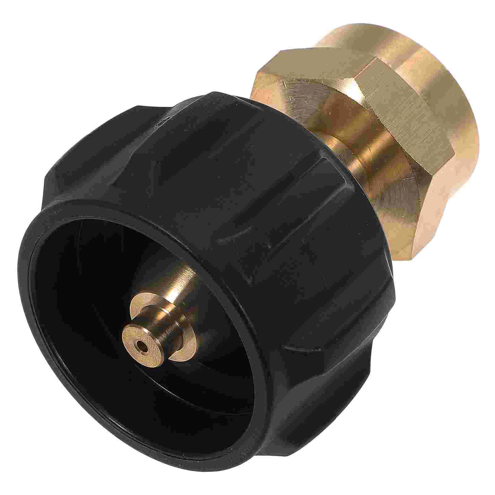 

Portable Sturdy Adapter For Gas Tank Professional Gas Tank Adapter Outdoor Accessory Non-Leaking Propane Filling Adapter