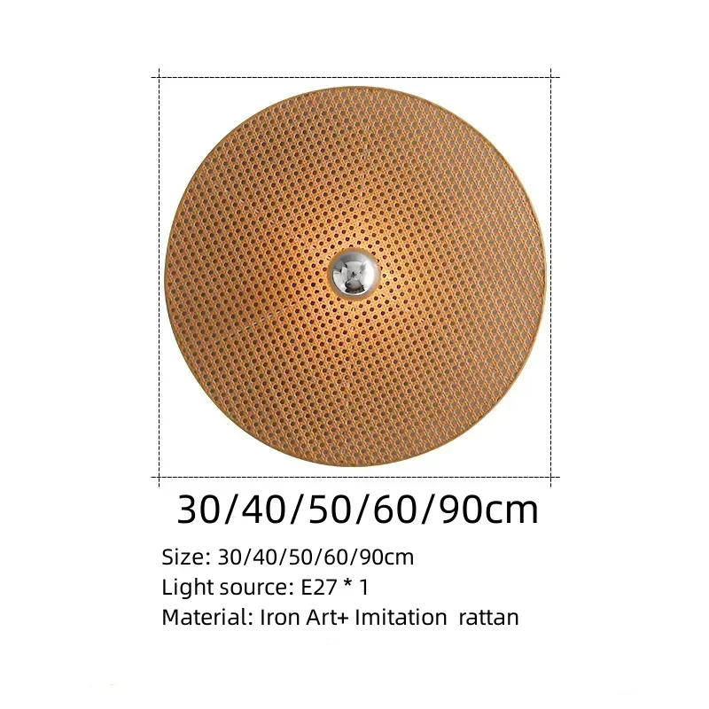 

Настенный светильник JIANKEXING из искусственного ротанга