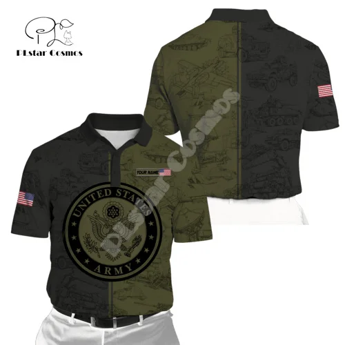 Рубашка-поло с коротким рукавом Повседневная Уличная одежда в стиле ретро