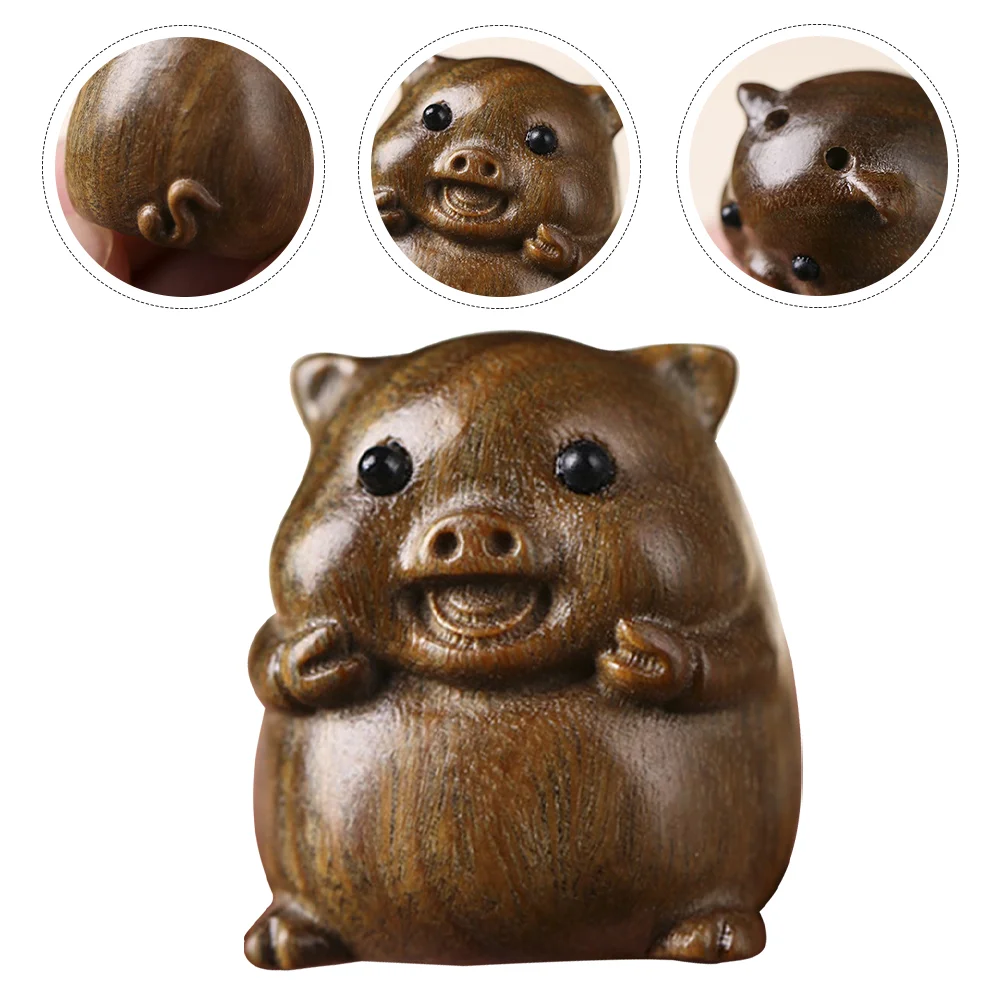 

Charms Statuewooden Animal Pendants Chinese Figurine Keychain Zodiac Deskcharm Ornaments Animals Pendant Sculpturefigure Mascot