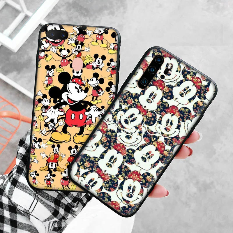 Фотообои с рисунком Микки Мауса Для Realme Narzo 20 30A 50i Q V11 V11S X Lite 9i XT 8 pro 8i C21 C21y C17