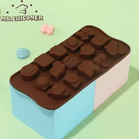 new chocolate molds silicone food grade non stick cake baking design candy mold silicon 3d mold kitchen gadget diy mould