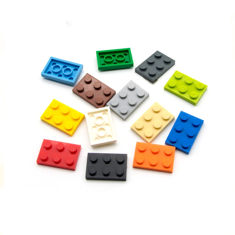 

DIY 3021 Building Blocks Thin Figures Bricks 2x3 Dots Educational Creative Size Compatible With 3021 Bricks Toys For Children